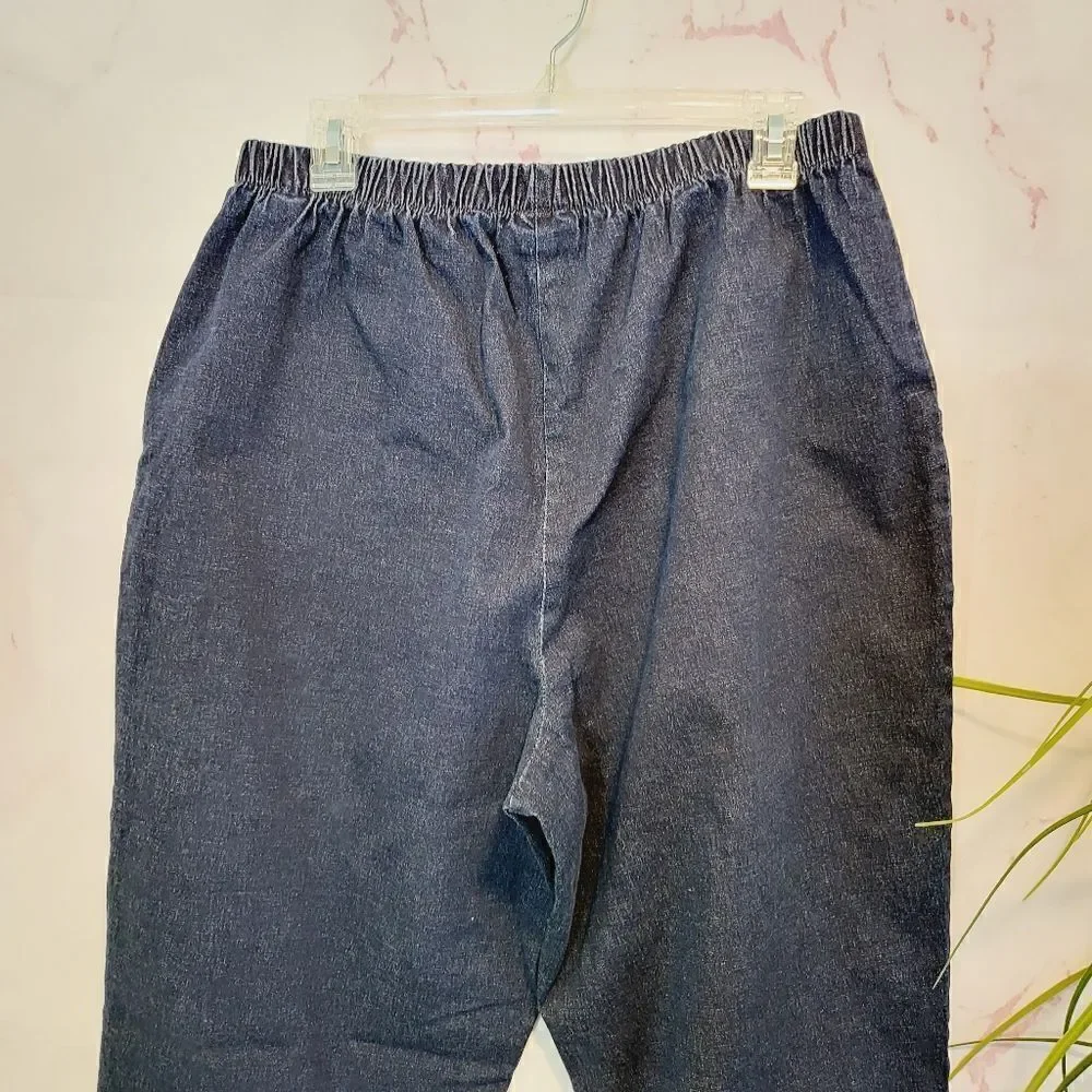 Denim & Company pull on denim jeans